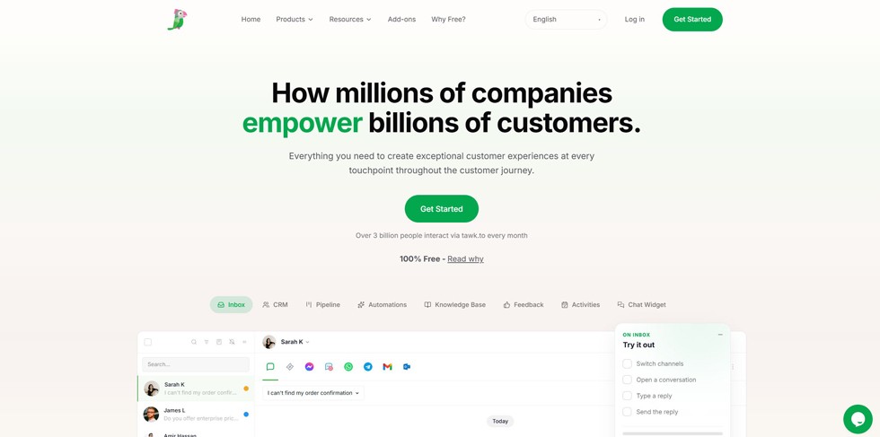 Tawk.to Chatbot